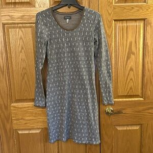 Long sleeve knit dress